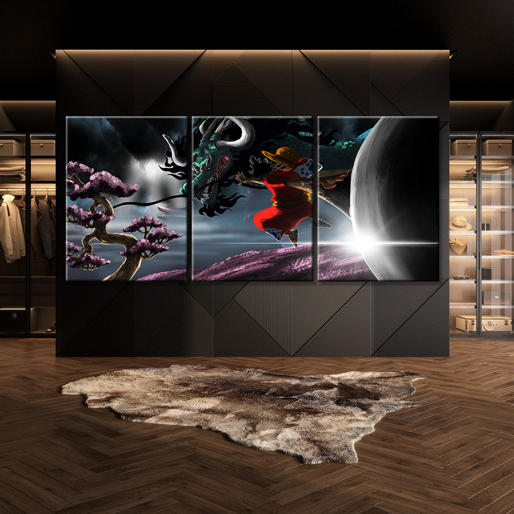 Tableaux de Moon One piece- 3 Pièces - Home sweet - 3, manga