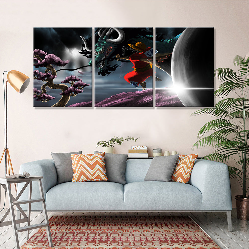 Tableaux de Moon One piece- 3 Pièces - Home sweet - 3, manga