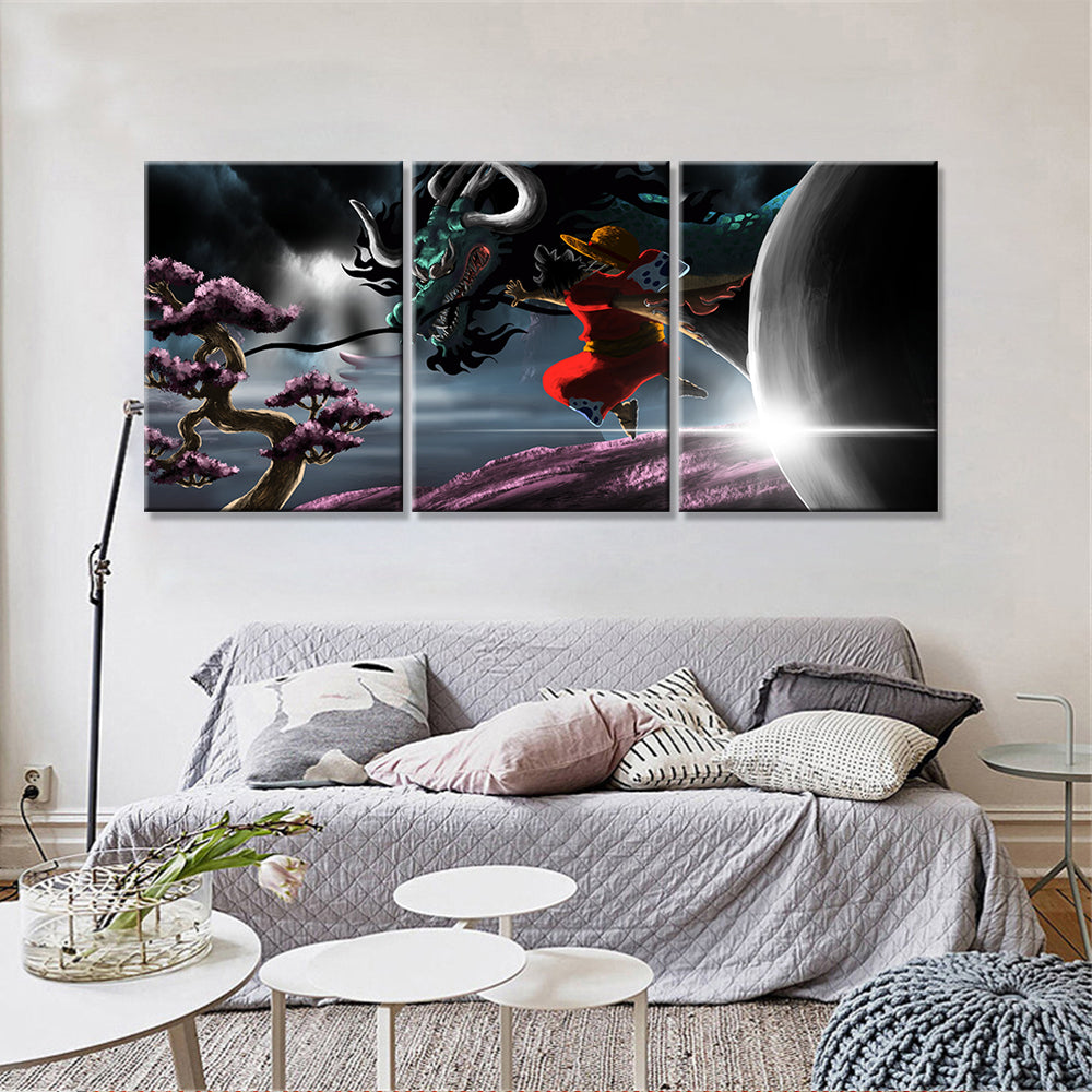 Tableaux de Moon One piece- 3 Pièces - Home sweet - 3, manga