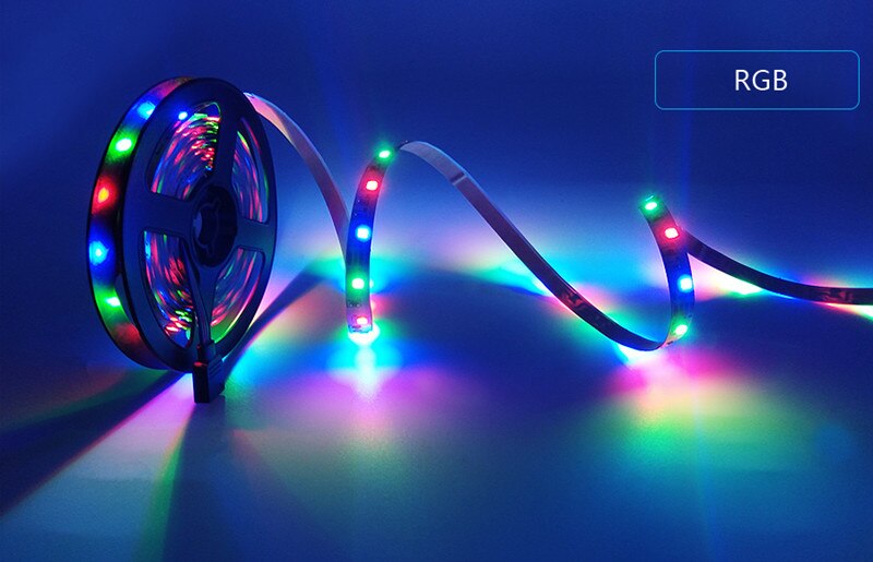 Bande lumineuse LED avec télécommande multi couleurs - 2 Mètre - 30LED / M - Home sweet - GAMING, LED