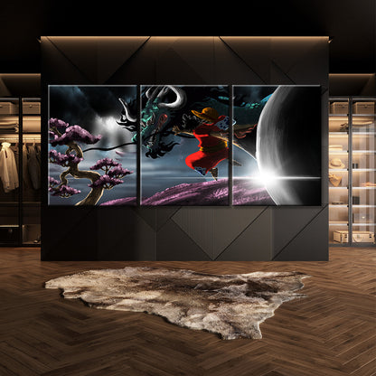 Tableaux de Moon One piece- 3 Pièces - Home sweet - 3, manga